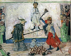 NathanFrancis__'s tweet image. 🎨 #JamesEnsor, Flemish painter, #DOTD 19 November 1949. #Art #Painting