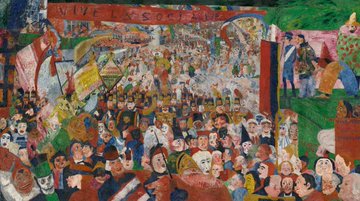NathanFrancis__'s tweet image. 🎨 #JamesEnsor, Flemish painter, #DOTD 19 November 1949. #Art #Painting