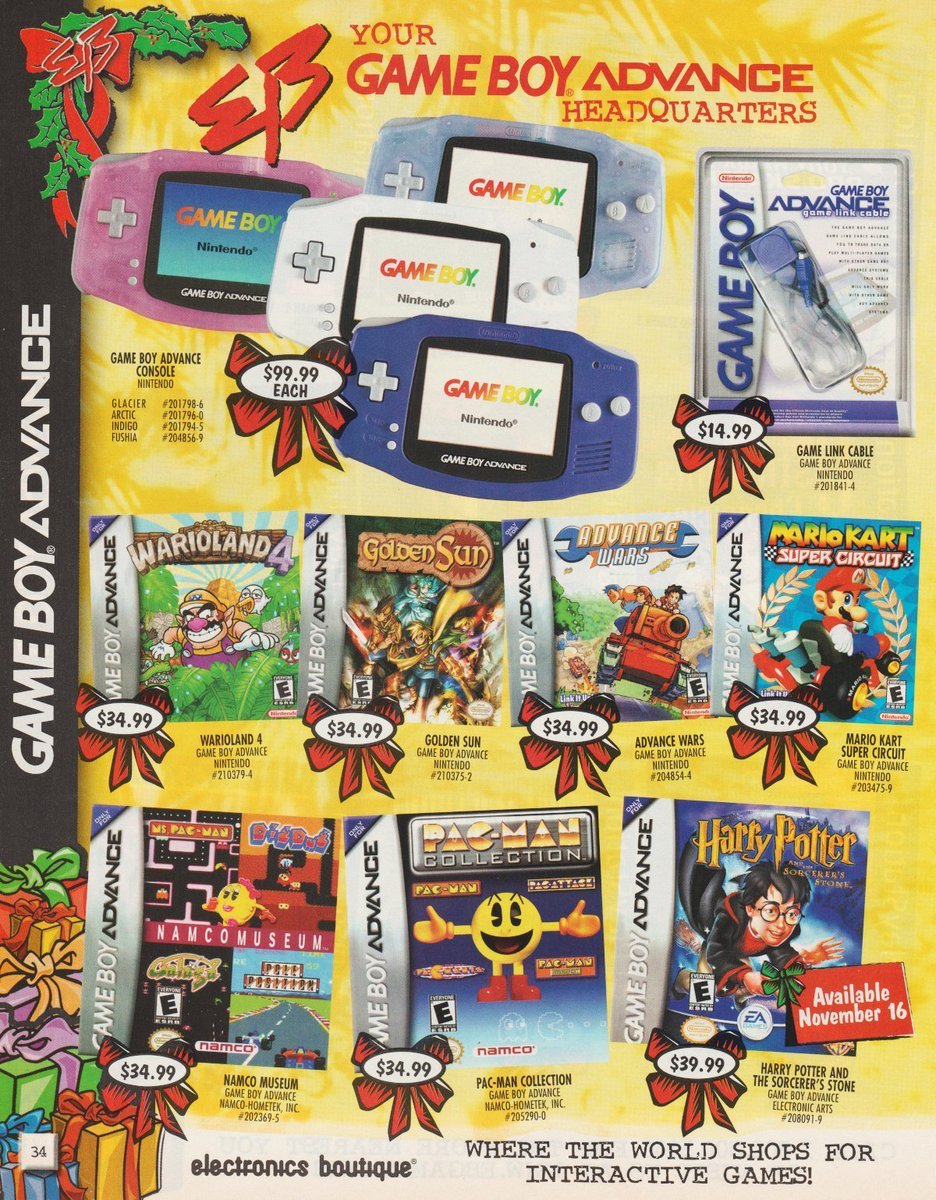 VideoGameHstry's tweet photo. EB Games Christmas ads (2001) https://t.co/iYSIMkgeva