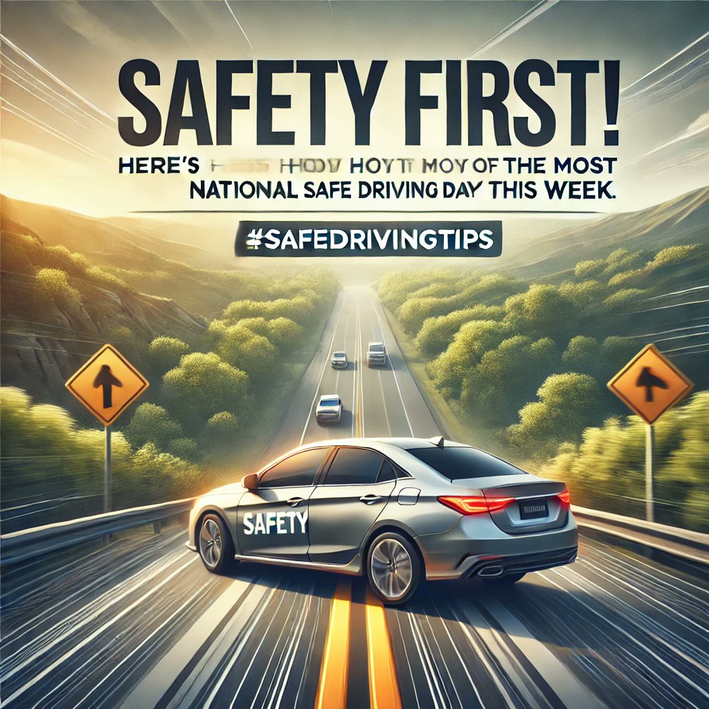 real_gaadi's tweet photo. Safety First! 🚦 Here's how to make the most of National Safe Driving Day this week. #SafeDrivingTips https://t.co/GZwI69FGvr