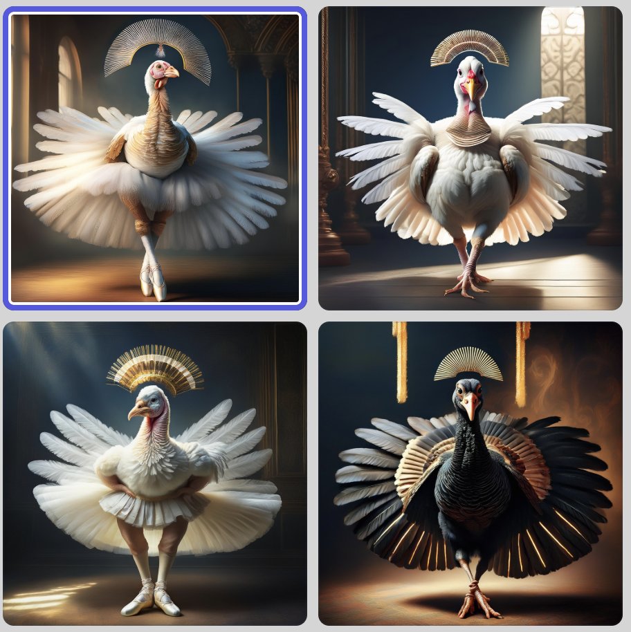 Enhance your 🦃 Turkey in disguise projects using <a href="/magicschoolai/">MagicSchool AI 💜 🪄✨</a>. S1 students used the Role Play feature to write stories from their turkey’s POV. S2 use the Image Generator to bring their turkey's to life.
Results? Hilariously clever turkey tales ready to escape Thanksgiving! 🦃