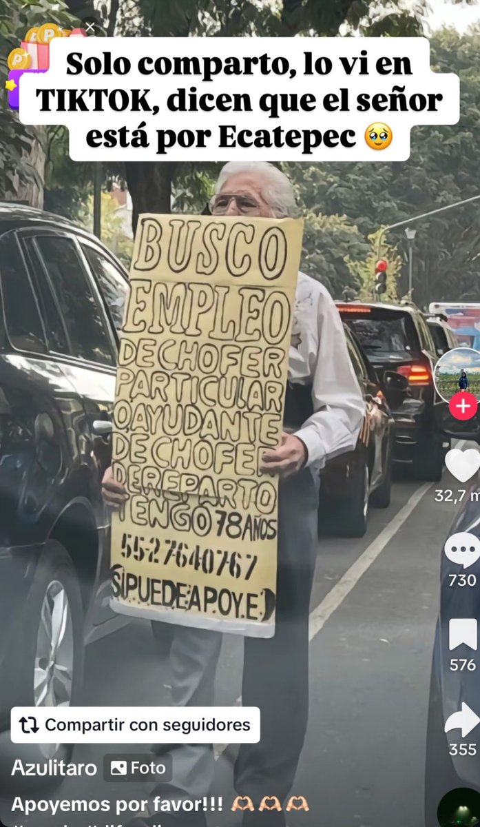 ivannieblas's tweet image. Un paro para el don que a su edad tiene que trabajar.