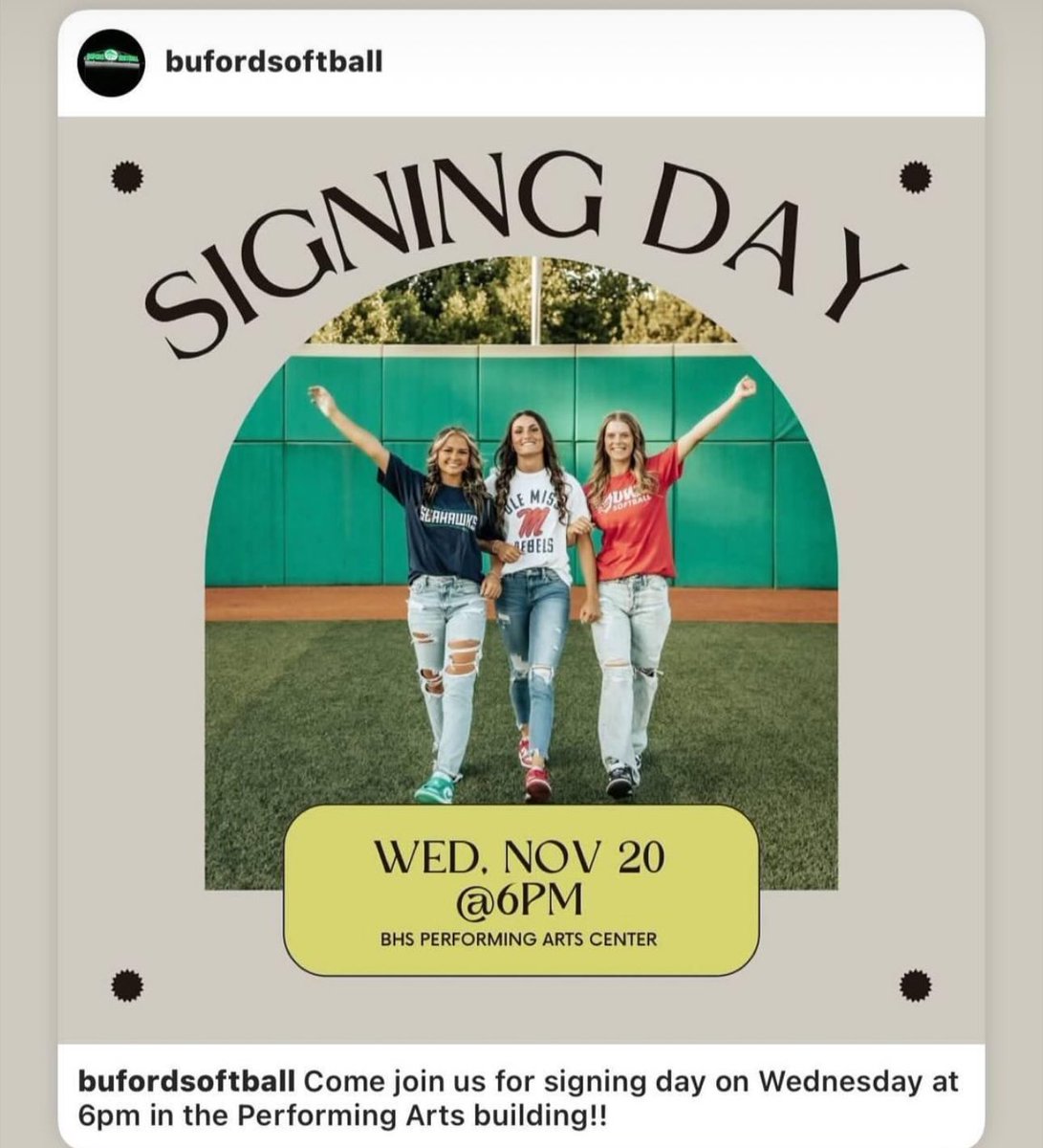 Signing day ceremony 💚