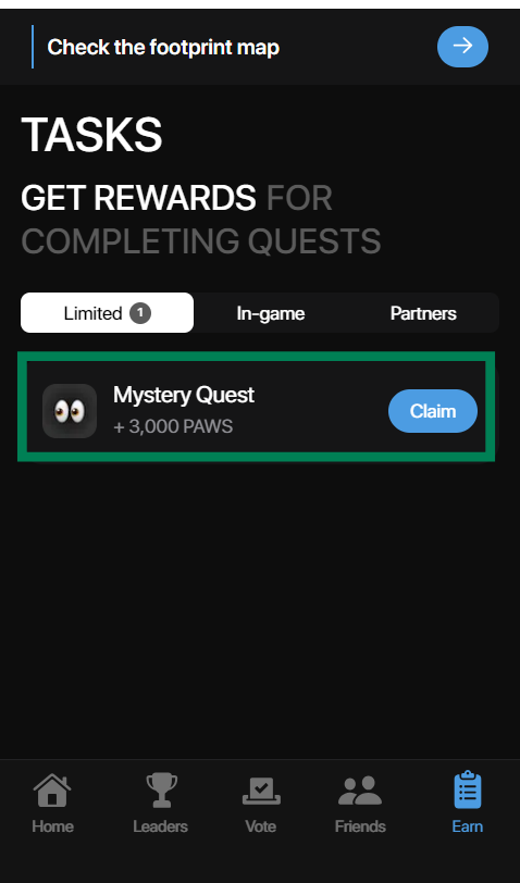 [ Giveaway ] Ref kèo #PAWS nha mọi người

✅ Random 200 bạn
✅ Mỗi bạn 1 ref
✅ Nhiệm vụ: +3000 PAWS
----------

🎁Tham gia:
- Join nhóm: t.me/Solotop_Alpha
- Quote tweet này và gửi link ref vào bot: t.me/solotop999_bot
- DONE. Mai mình báo kết quả nha