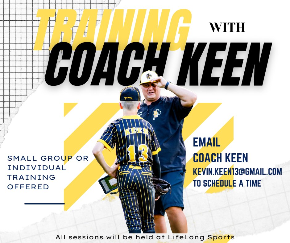 Coach_Keen13's tweet photo. Excited to be offering a lower cost baseball training option for players who WANT to WORK in our area. Contact me for more information. https://t.co/Y45Kuesxwn