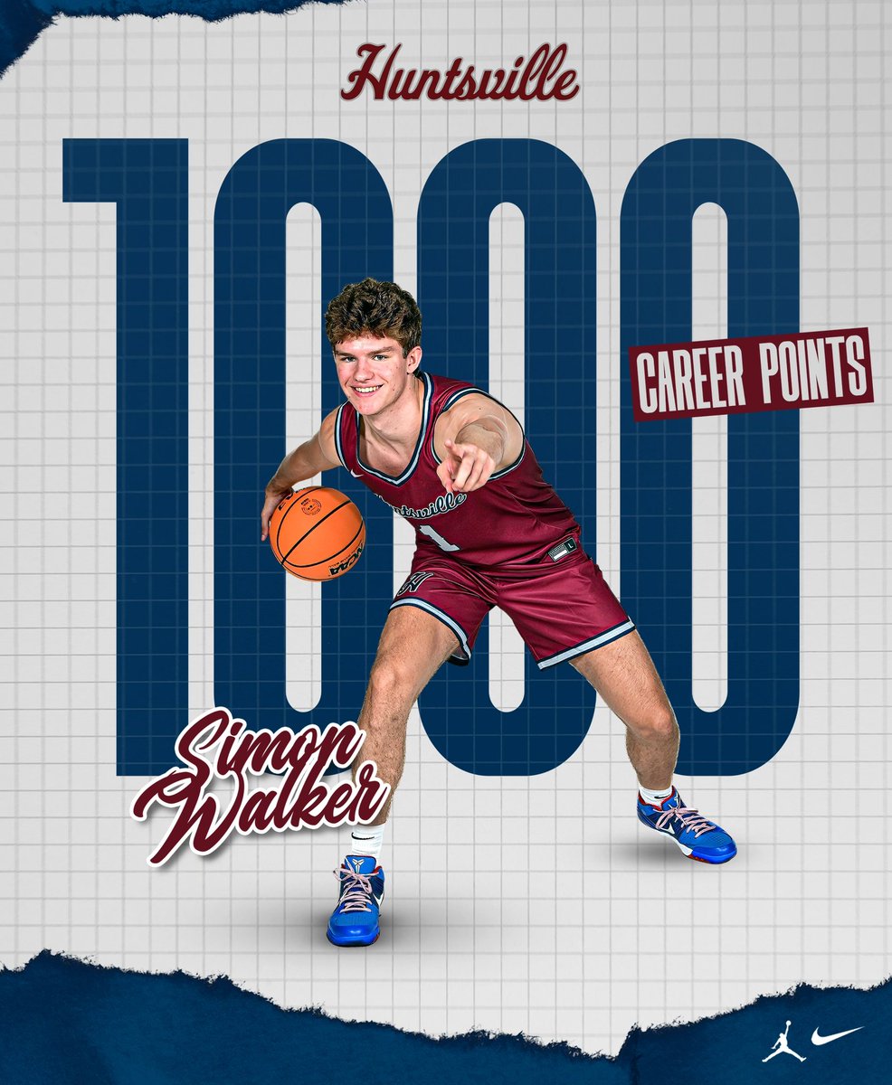 Huntsville Basketball (@hhspantherhoops) on Twitter photo Simon Walker scored his 1,000th point Friday night against Lee-Huntsville. Congratulations! <a href="/SimonWalker2025/">Simon Walker</a>
#GBR Simon Walker scored his 1,000th point Friday night against Lee-Huntsville. Congratulations! <a href="/SimonWalker2025/">Simon Walker</a>
#GBR
