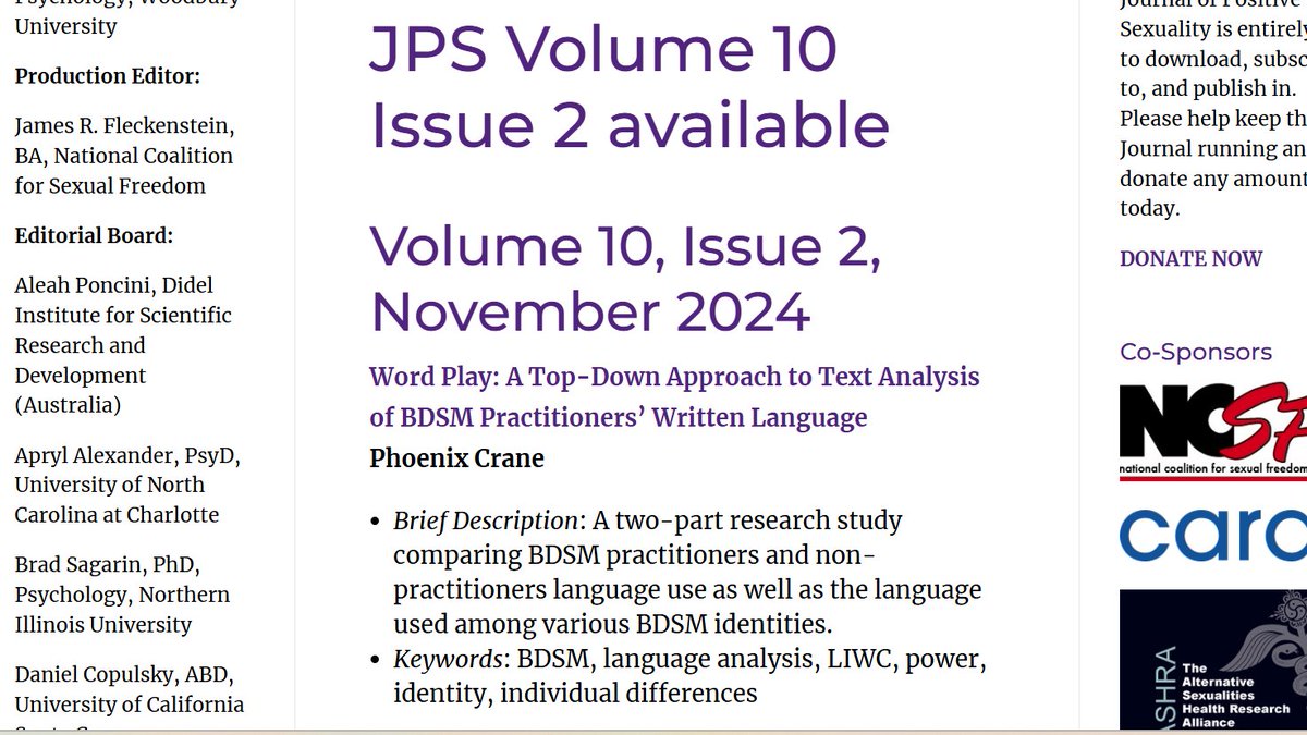 New Pub Alert! 
It's here! Check out my published article here: chrome-extension://efaidnbmnnnibpcajpcglclefindmkaj/journalofpositivesexuality.org/wp-content/upl…