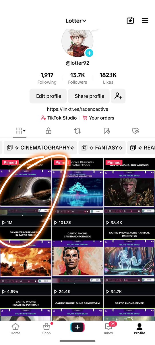 thelotter92's tweet photo. HOLY MOLY 1 MILLION VIEW?? I'm speechless I don't even know how to react with all these engagements. Thank you so much for spending your precious time on checking my works. 💕 https://t.co/77ZLFcIo5L
