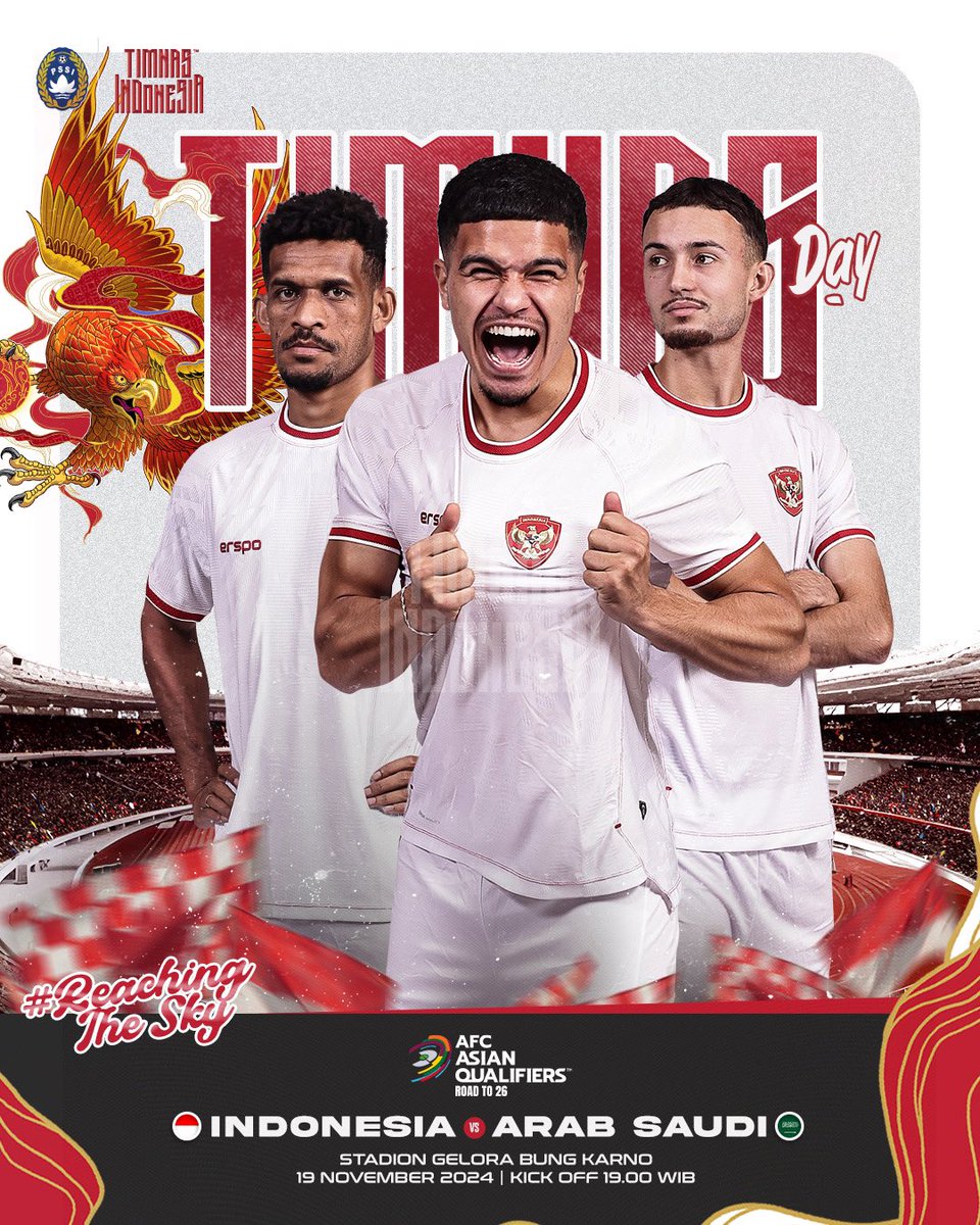 Today match against KSA. The game is won in the mind before it’s won on the field!