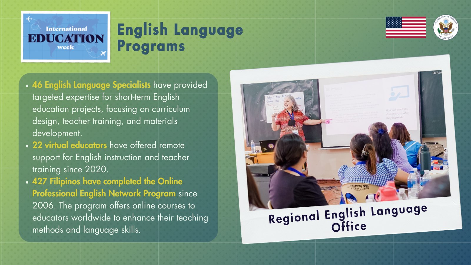 U.S. Embassy in the Philippines в X: „Learning English is more 