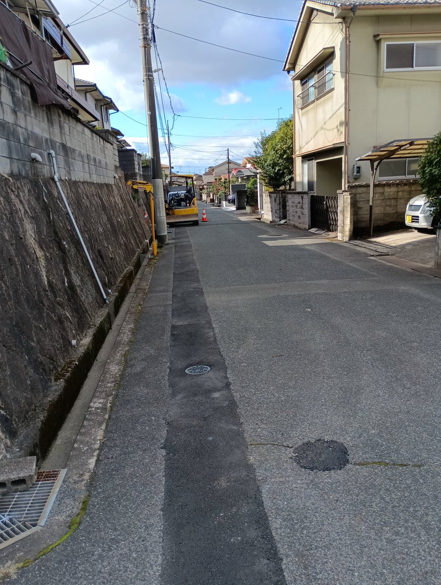 今日の現場！
真っ暗な幕山