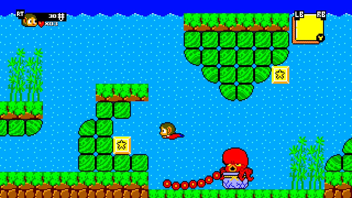 LeftKee's tweet photo. 瞬時にファミコン版に切り替えられるから時代の進化を見たくてつい切り替えちゃうw #AlexxKidd https://t.co/NDWb6kOxC9