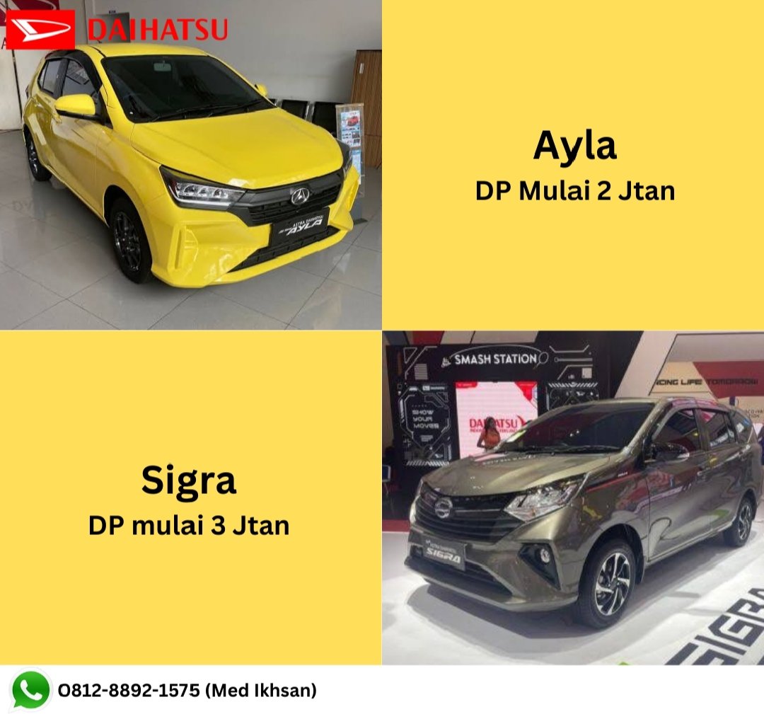 MedIkhsan's tweet image. Wow Kapan lagi dapet mobil DP cuma 2 Jtan? #daihatsu #Ayla #sigra