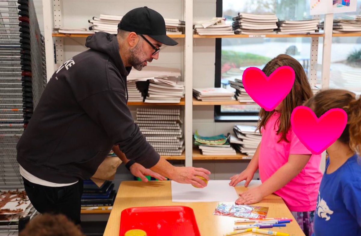 When I was a kid, I always wanted to be an art teacher. Even with success, I still think there’s nothing more humbling than teaching kids that their imagination and creativity can take them anywhere they dream of going.