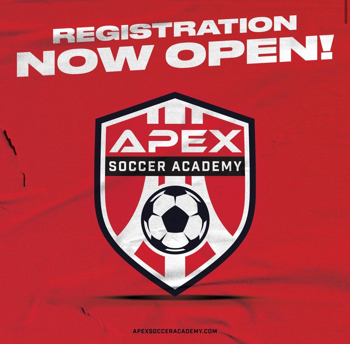 Register Now for 9U-10U Academy! ⚽
For Spring Outdoor season and our Winter Training Program starting in January! 

✅ Focused on Player Development
✅ Higher Level Training
✅ Experienced Coaches
✅ Compete against other Academy League teams

apexsocceracademy.com/9u-10u-academy