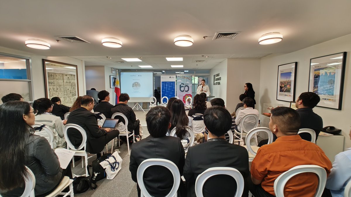 kasphilippines's tweet photo. "When accountability is present, it strengthens our community's moral fabric." ๐๏ธ๐ฅ
@braun_daniela delivers her welcome message to start Manila Calling: "International Justice and Philippine Accountability: The ICC's Case on the #WarOnDrugs." โ๏ธ
#KAS60
#LetsMeetInTheMiddle https://t.co/FUz9S0qO05