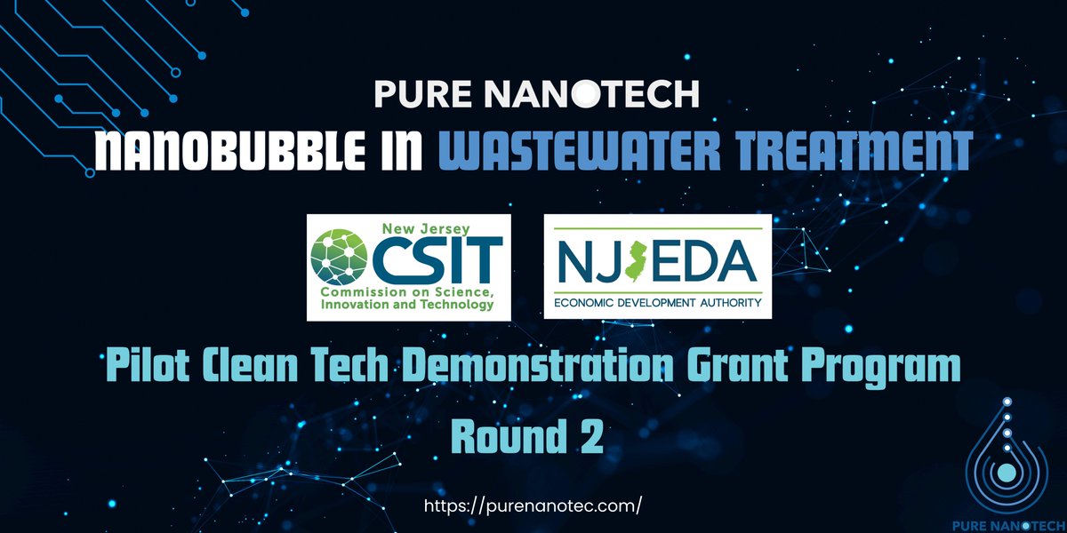 🎉🌟 PureNanoTech Awarded Clean Tech Grant! 🌟🎉

We are beyond excited to share that PureNanoTech has been awarded the New Jersey Commission on Science, Innovation and Technology (CSIT) and New Jersey Economic Development Authority (NJEDA) Pilot Clean Tech Demonstration Grant