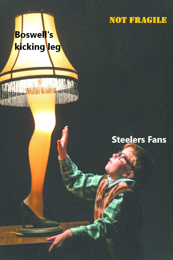 NOT FRAGILE! 🦿 #Steelers #NFL