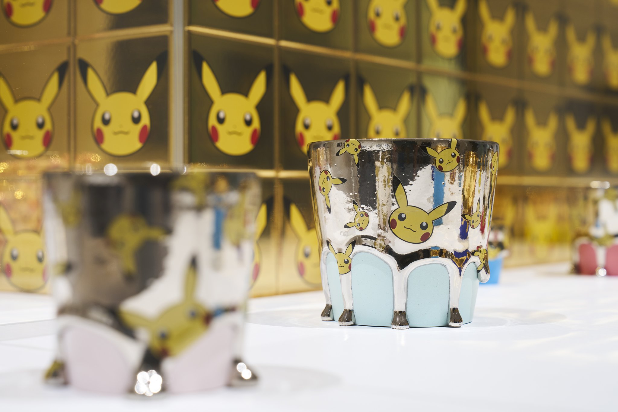 ポケモン工芸展 スペシャルデザイン 金色のフリーカップ ピカチュウ 2個セット ポケモン×工芸展―美とわざの大発見―」2024年11月1日（金）ついに