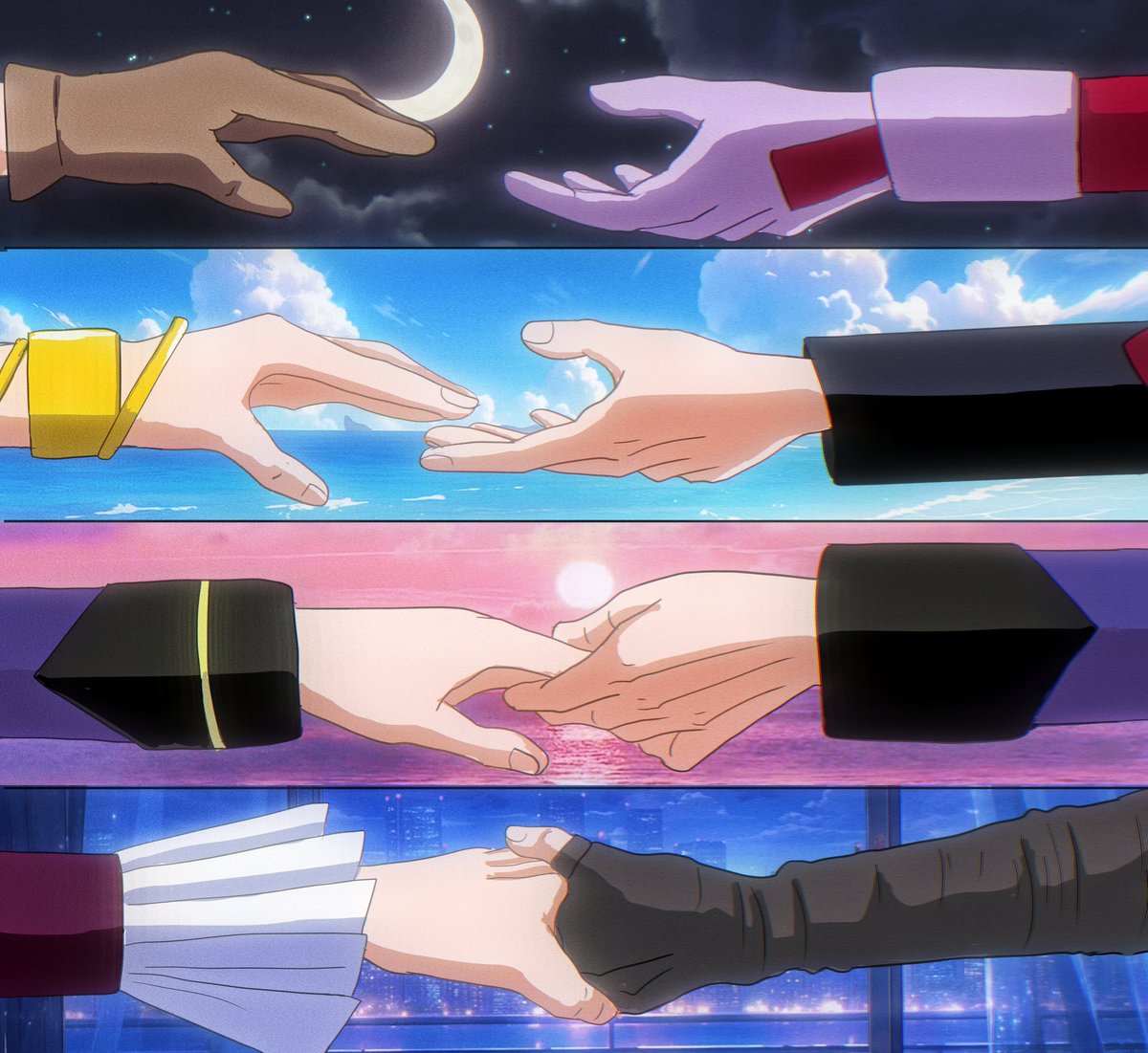 16歳→20歳
「Don't worry, I'll hold your hand，always」
#アスカガ