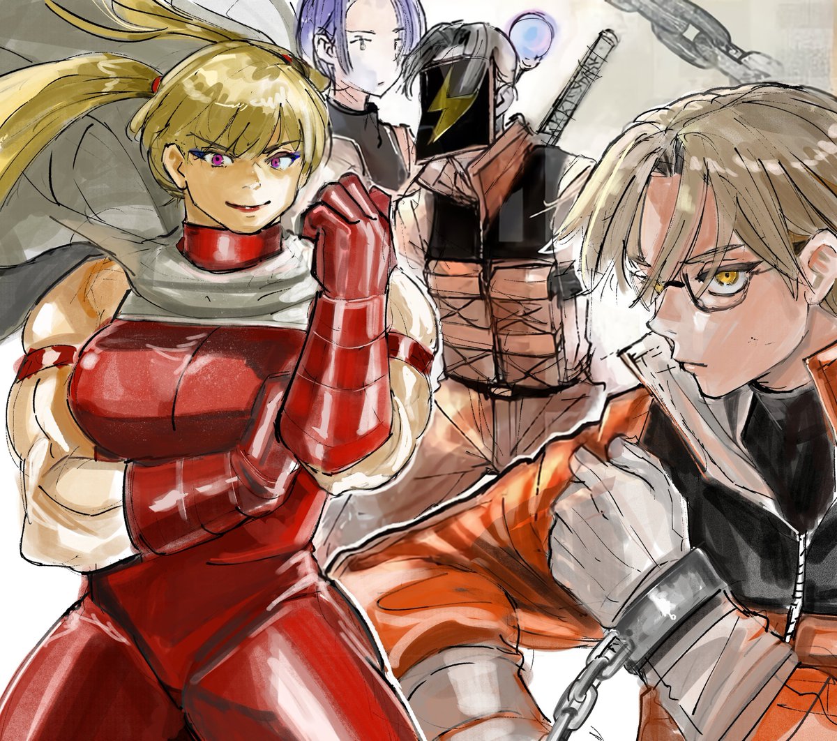 Choujin X Volume 11 illustrations by Sui Ishida Part 2