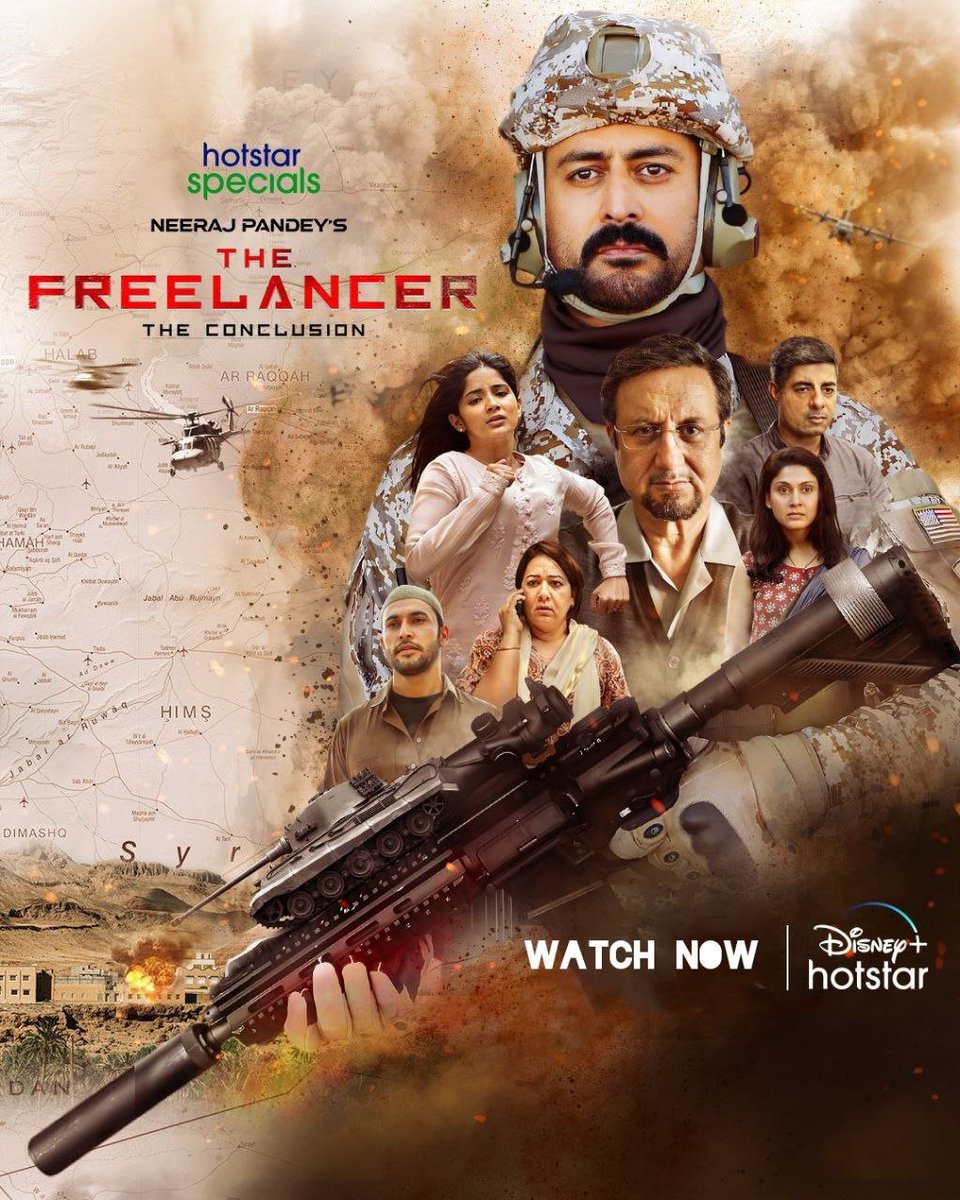 thiru_apt_thala's tweet image. WebSeries Review/Rating:

#TheFreelancer (T Dub/H) - 4/5 

Worth action thriller series 👌 

#TheFreelancerReview #TheFreelancerOnHotstar #NeerajPandey