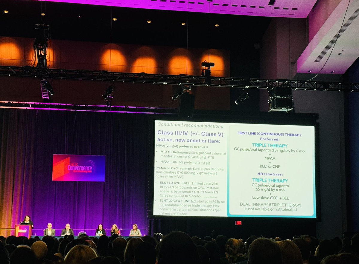Medha Barbhaiya (@mbarbhaiya) on Twitter photo A packed house! Huge congratulations to Dr. Lisa Sammaritano from <a href="/HSpecialSurgery/">Hospital for Special Surgery (HSS)</a> and the rest of the #Lupus Nephritis Guidelines team on an incredible effort to develop clinically relevant and updated guidelines to treat this complex condition! #ACR2024 A packed house! Huge congratulations to Dr. Lisa Sammaritano from <a href="/HSpecialSurgery/">Hospital for Special Surgery (HSS)</a> and the rest of the #Lupus Nephritis Guidelines team on an incredible effort to develop clinically relevant and updated guidelines to treat this complex condition! #ACR2024