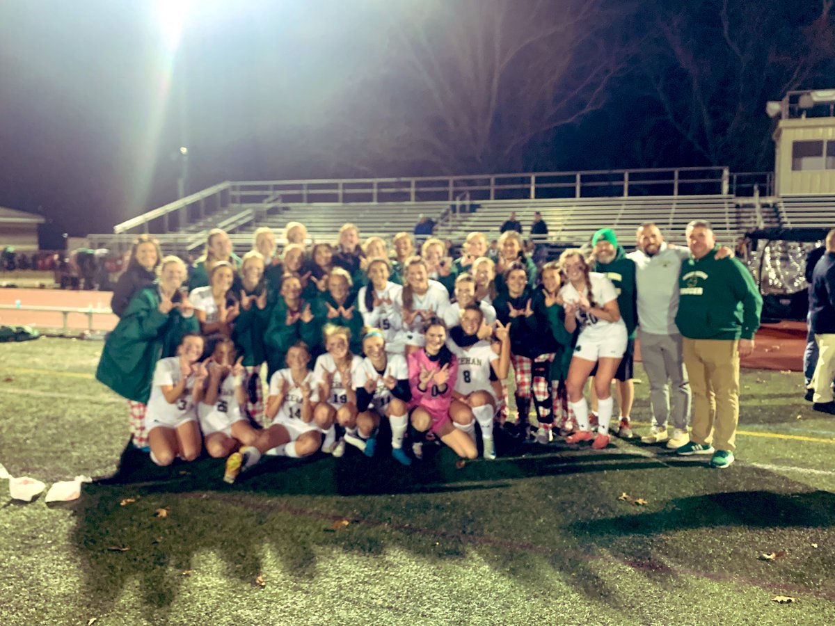 Headed back to the Div. 1 girls soccer championship after an unforgettable night: Bishop Feehan (<a href="/FeehanAthletics/">Bishop Feehan Athletics</a>). <a href="/BostonHeraldHS/">Danny Ventura</a>