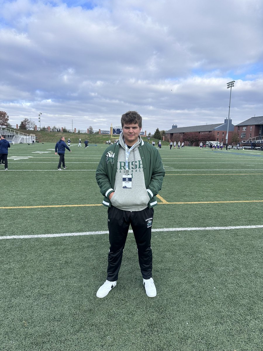 Max_Rohr44's tweet photo. Huge thanks to @CoachSiwicki and @ButlerUFootball for the gameday visit. I had a great time learning more about the school and football program. @BigGreek79 @bmchsfootball https://t.co/jyp9E3dNFS