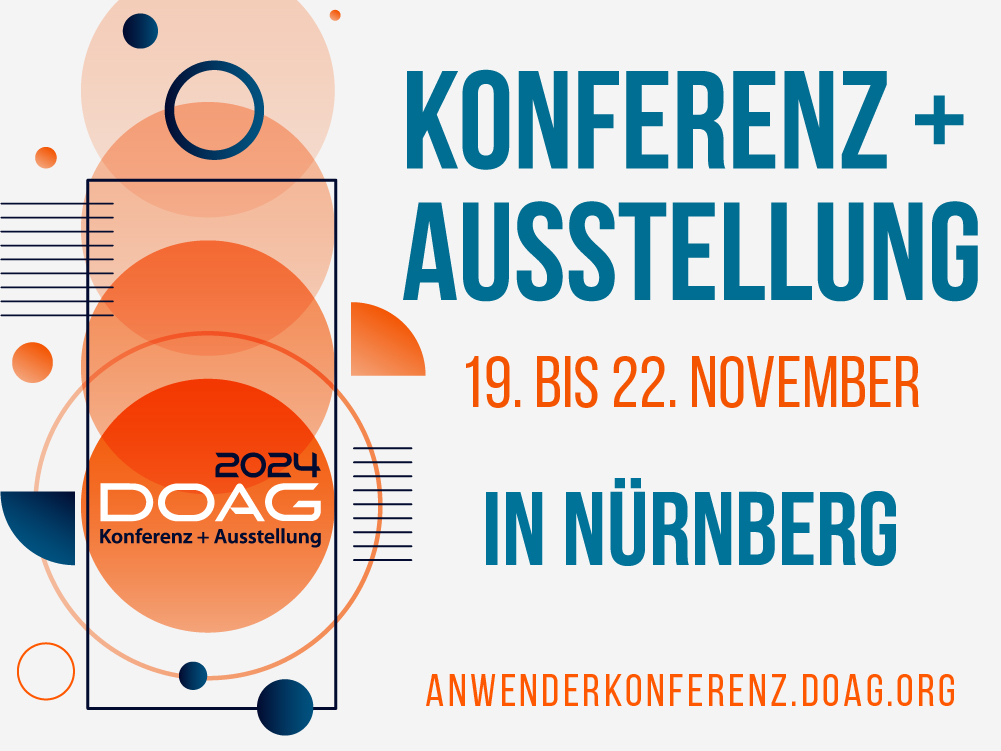 #DOAG2024 🌐 | DOAG Vorstandsvorsitzender Björn Bröhl <a href="/bbroehl/">Bjoern Broehl</a> und Thorsten Herrman, Country Leader Oracle Deutschland und Senior Vice President Technology Sales, begrüßen alle Teilnehmenden zur DOAG Anwenderkonferenz. Wo: Raum Tokio | Zeit: 9:30 Uhr. ➡️ scomp.ly/WEgLVw9