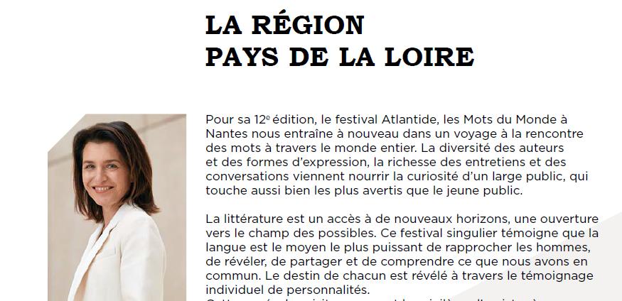 « La littérature est un accès à de nouveaux horizons, une ouverture vers le champ des possibles. (...) la langue est le moyen le plus puissant de rapprocher les hommes, de révéler, de partager et de comprendre ce que nous avons en commun.  » Really, <a href="/C_MORANCAIS/">Christelle MORANÇAIS</a>  <a href="/paysdelaloire/">Pays de la Loire</a> ?