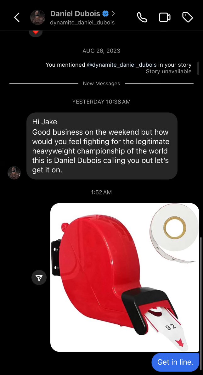 Jake Paul tweet media