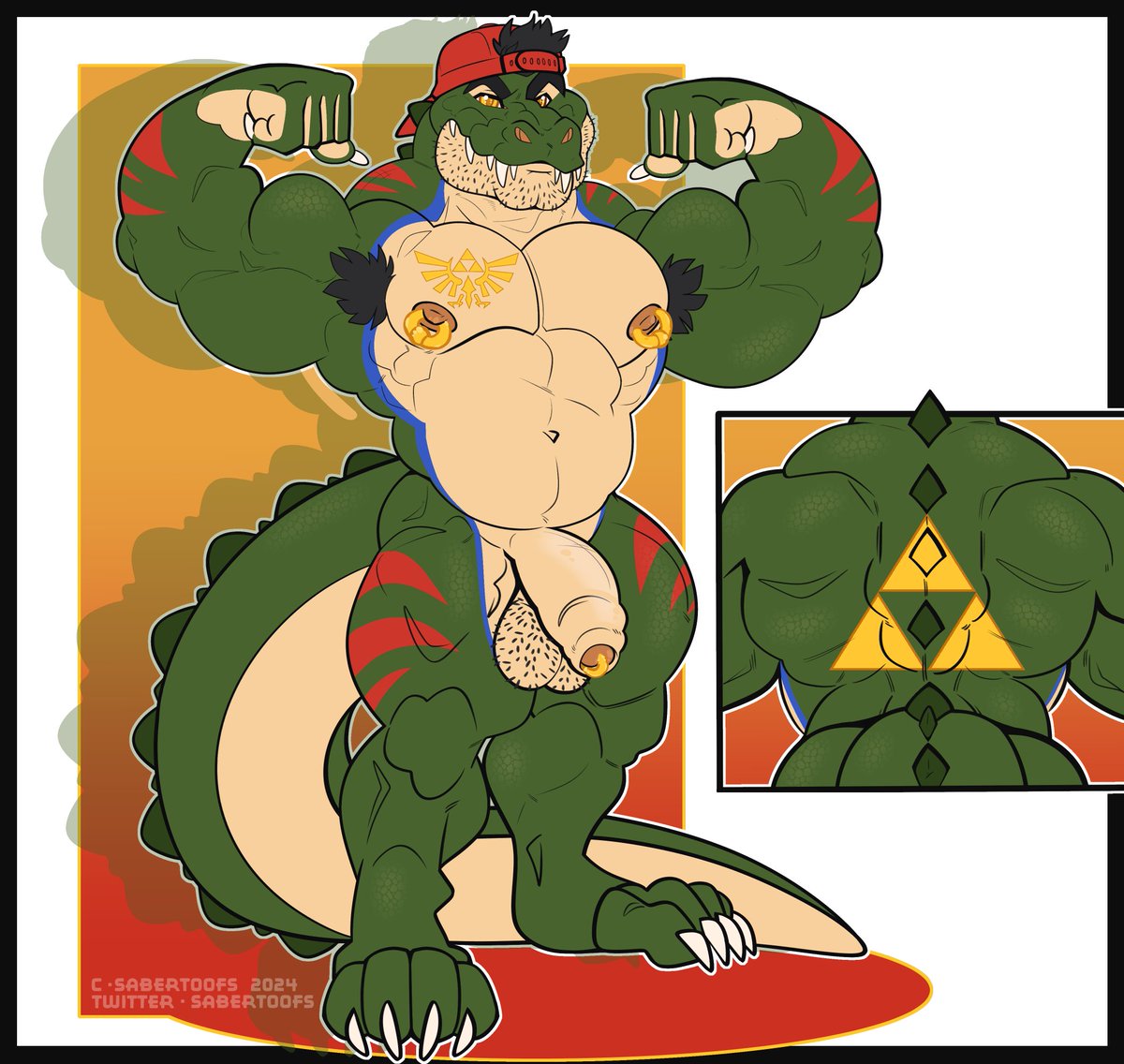 My newest sona. Titan. But wait there's more!