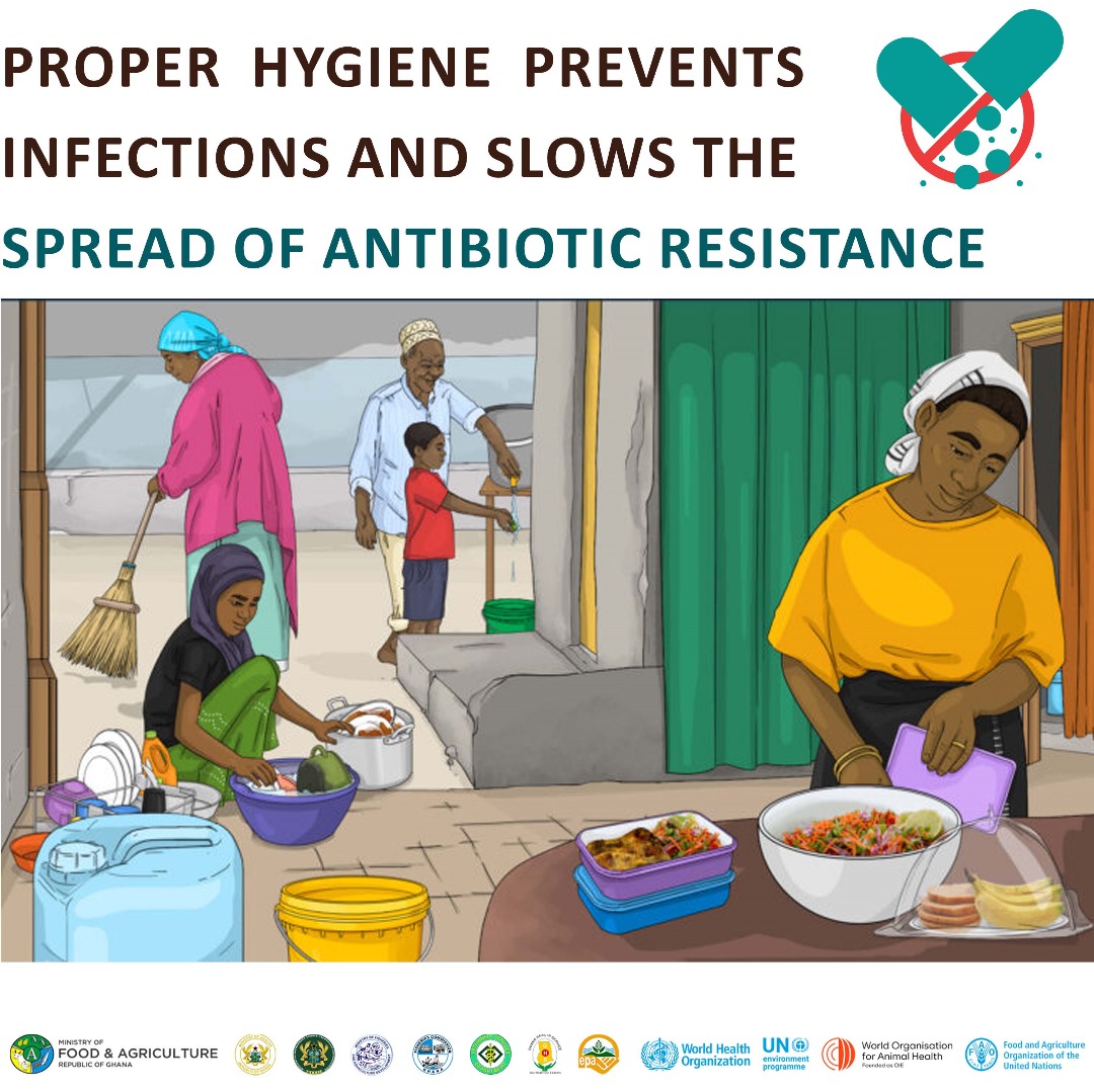 Cleanliness is resilience: Proper hygiene isn't just about staying healthy; it's a powerful tool in the fight against antibiotic resistance. 
#HygieneSaves 
#StopAMR"
#CleanLiving 
#HealthierFuture"
#2024WAAW