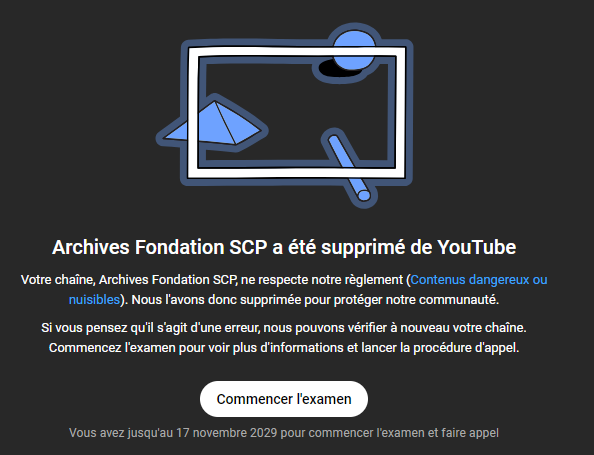ALERTE : CONFINEMENT DE LA CHAINE EN COURS
Notre chaîne s'est faite piratée hier par un hacker ayant diffusé un live d'arnaques crypto (pélonasme).
Nous avons pu récupérer les accès, mais la chaine est TEMPORAIREMENT supprimée suites aux signalements.
On vous tiens au courant.