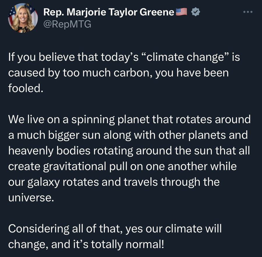 nishsterling's tweet image. She’s not exactly @ProfBrianCox