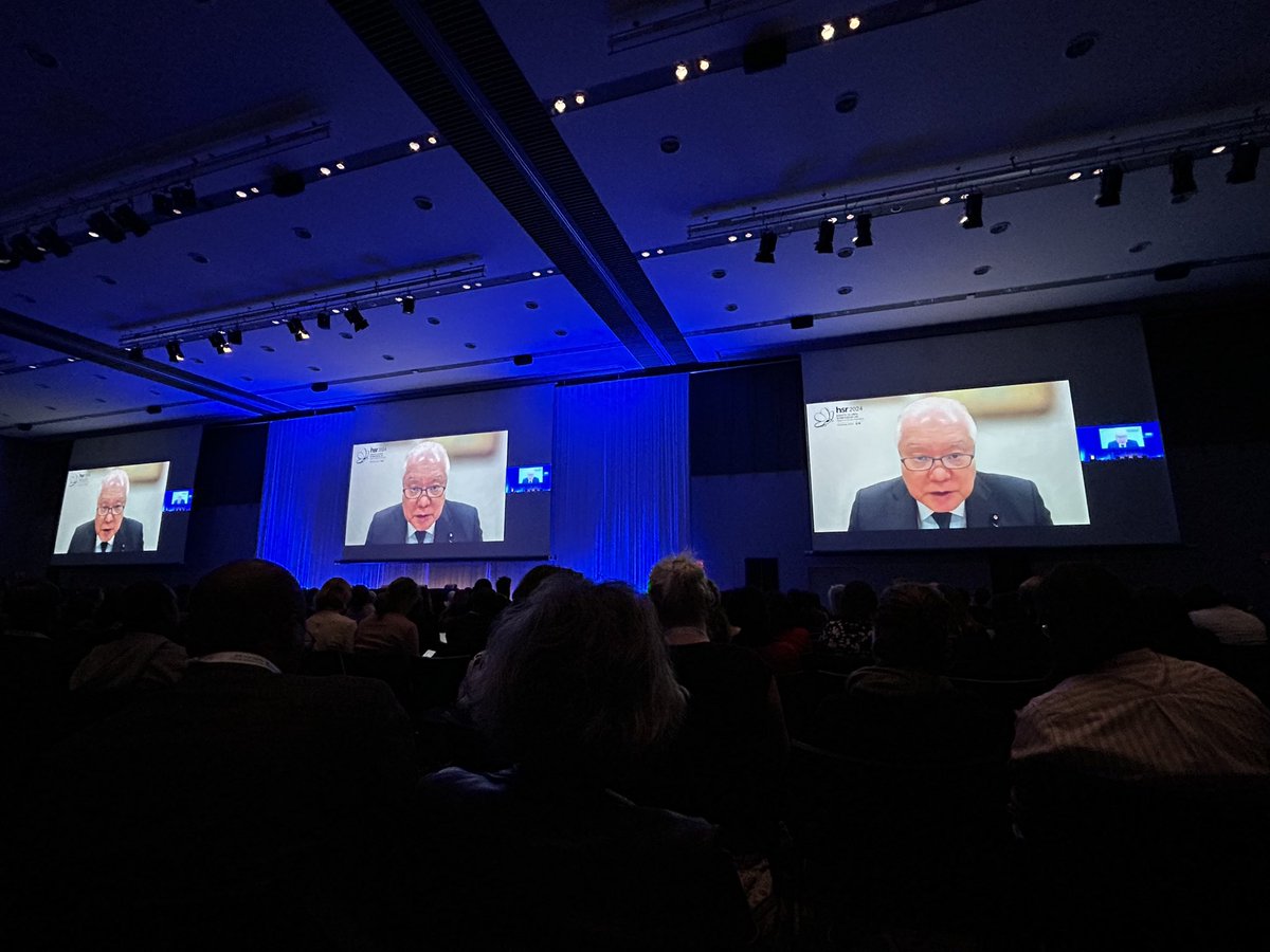 Feeling extra honoured to be a <a href="/HarvardTakemi/">Takemi Program</a> Alumna after hearing Prof. Keizo Takemi speak at the opening ceremony of #HSR2024 in Nagasaki, Japan 🇯🇵<a href="/H_S_Global/">Health Systems Global</a>