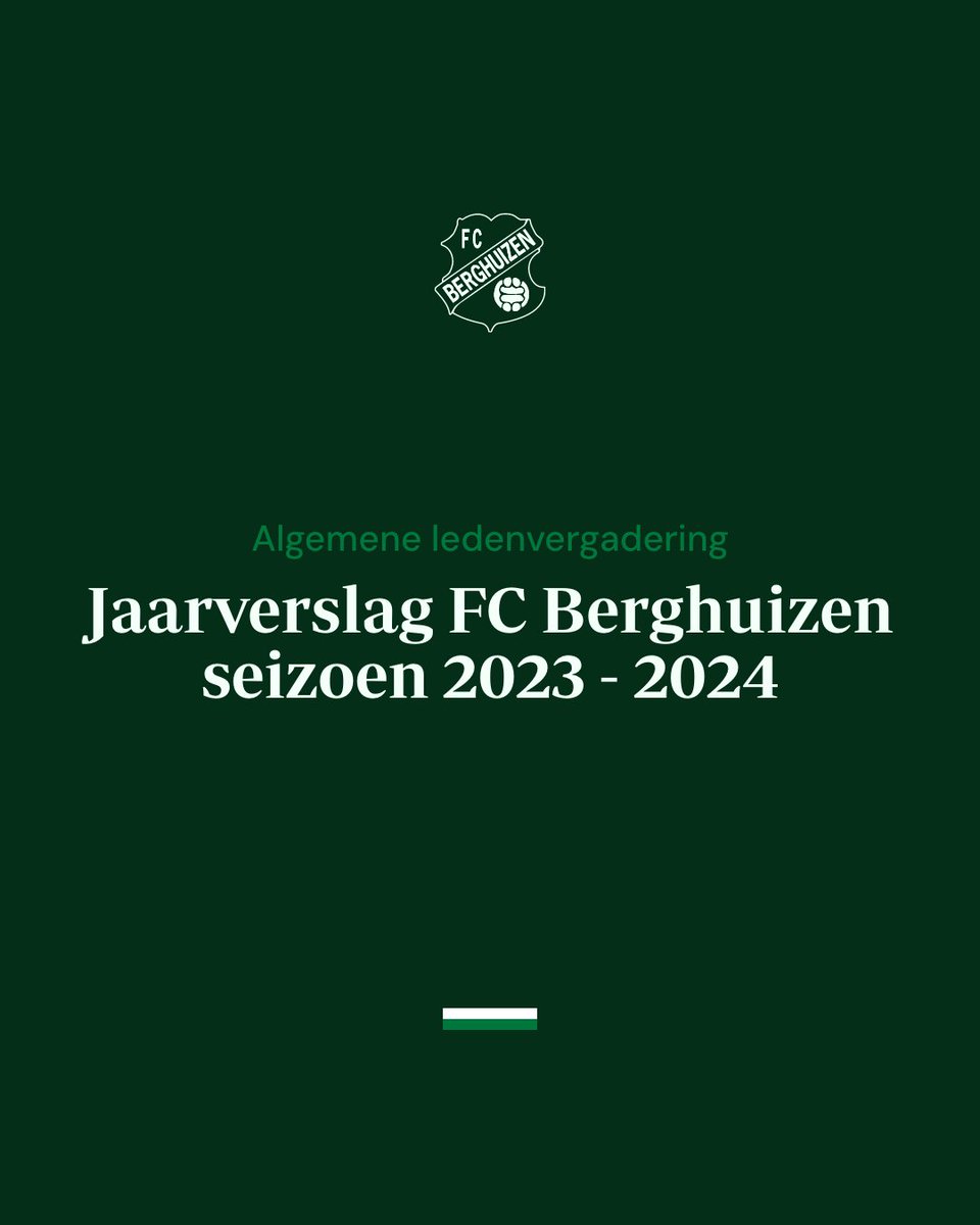 Lees het jaarverslag van het seizoen 2023-2024 op onze website: fcberghuizen.nl/jaarverslag-fc…