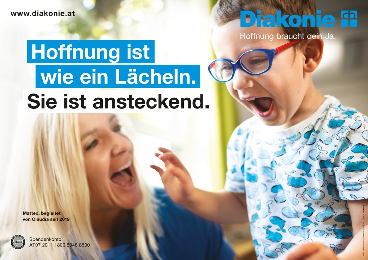 Matteo gibt die Richtung an! Kinder mit Behinderungen, chronischen Krankheiten und Entwicklungsverzögerungen brauchen Therapie – je früher, desto besser. #Inklusion #HoffnungBrauchtDeinJa diakonie.at/news-stories/s…