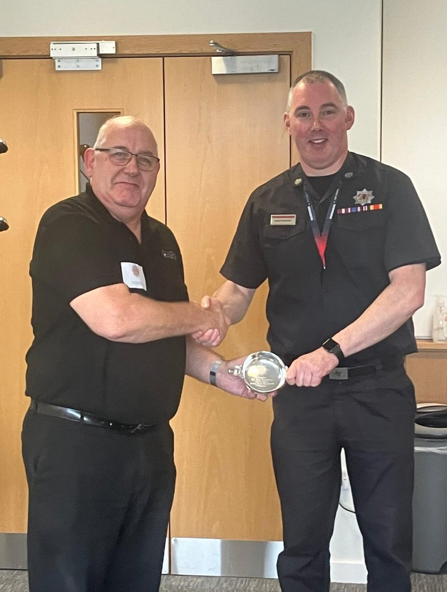 Privileged to have received such a beautiful gift of a “Highland Quaich” from all my friends and students in Scottish Fire and Rescue on my retirement.