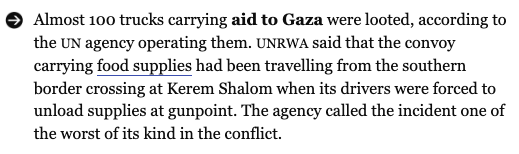 Who wants to guess who looted the aid convoy "at gunpoint"?
<a href="/TheEconomist/">The Economist</a>