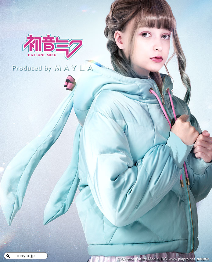 初音ミク』 アイコニック ダウンジャケット 💚═━カラー紹介═━💚 心