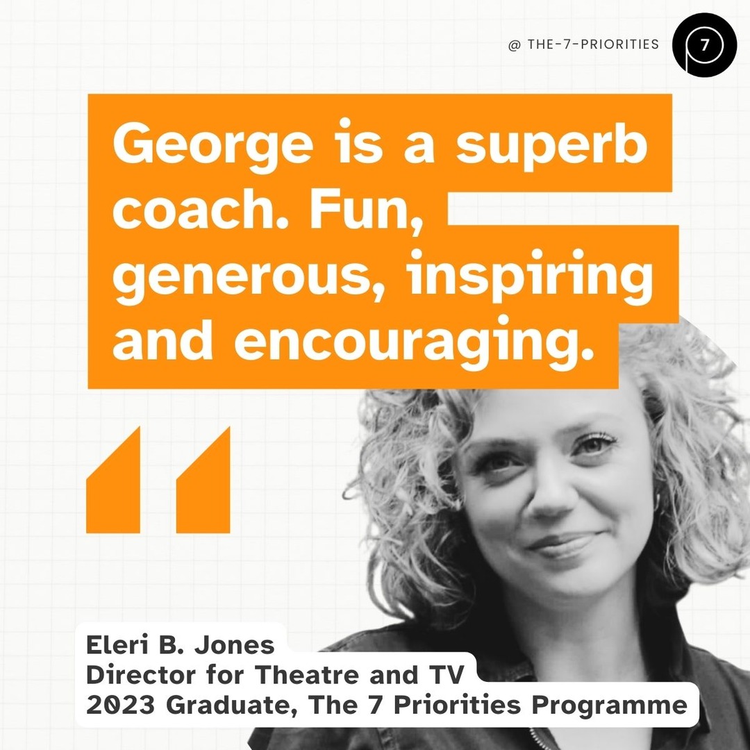 Embark on a transformative six-month journey with me, where I'll be mentoring an exclusive cohort of just 10 future cultural leaders.

Sign Up for The 7 Priorities Programme whilst there’s still time: bit.ly/7-Priorities-P…

#theatre #directors #coaching #training