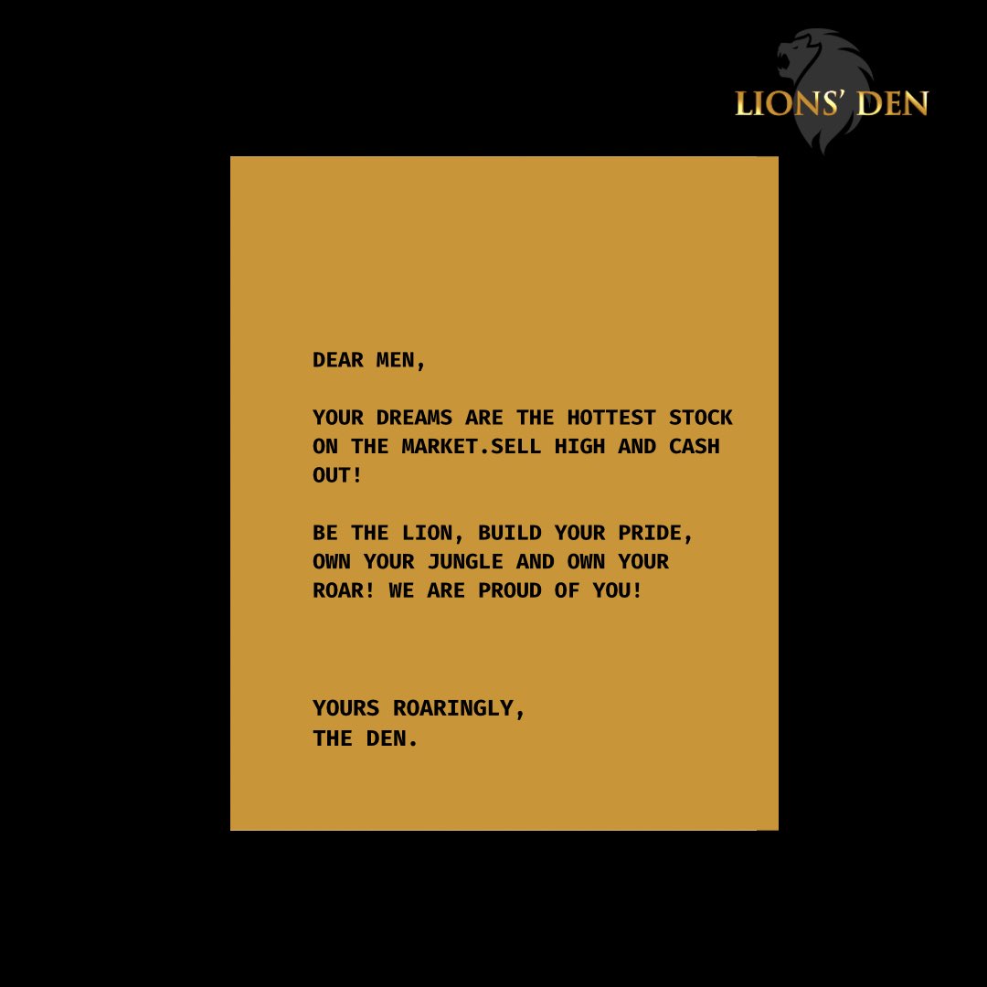 Ultima Lions' Den tweet media