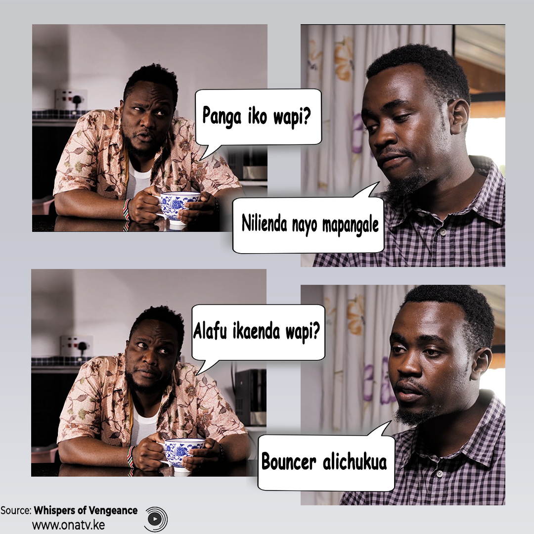 onatv_'s tweet photo. Tukimaliza mapangale, tukimbie pale https://t.co/ghuvFZ0x3R tupate fom ya local movies kali kali, au sio?
#onamemes ##onamovies #fomnionatv #onastudios #onatv #fomnionatv #Mapangalee https://t.co/1fCV34al0n