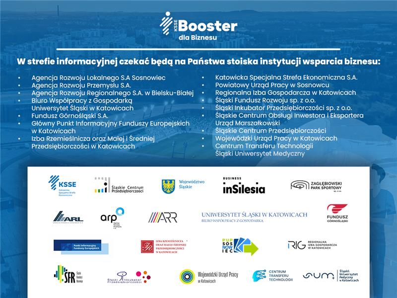 💥BOOSTER dla Biznesu w #Sosnowiec już za 2️⃣ dni❗️ 

🏟️ArcelorMittal Park - ZPS Sosnowiec
📅21 listopada godz. 9:00 - 15:00
👉BEZPŁATNA REJESTRACJA: ksse.com.pl/spotkanie-info…

W strefie informacyjnej będą czekać na Was stoiska naszych parterów 👇