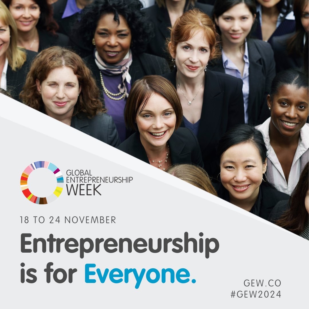 Las mujeres son el motor del cambio y la innovación. 💡🌍 En esta #GEW2024, celebramos que el emprendimiento es para todos, pero hoy resaltamos su fuerza! #MujeresEmprendedoras #GEW2024 #EmprendimientoFemenino 💪✨