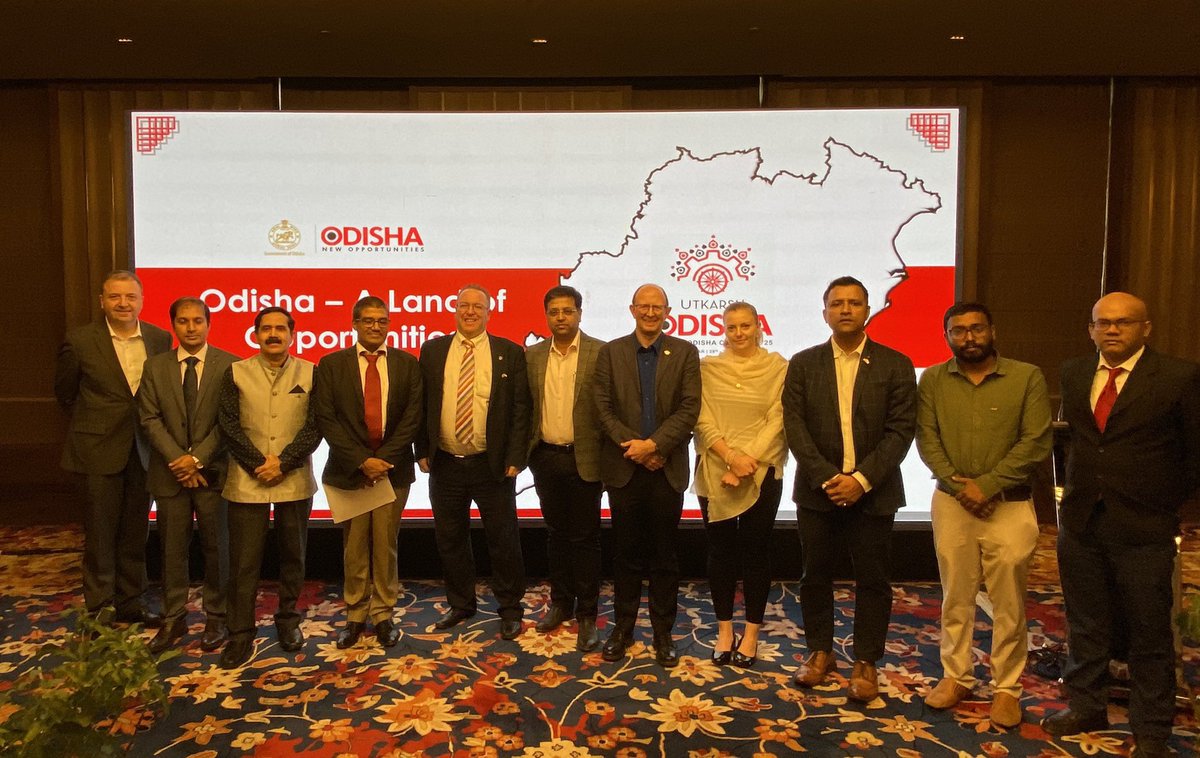 I was immensely grateful to Manas Ranjan Panda sir &amp; also Bibhuti Bhushana Dash, IOFS; CEO of IED Odisha for both travelling to meet our 🇬🇧 Tech Delegation in Kolkata. I am confident <a href="/HabibRaihan87/">Habib Raihan</a> &amp; I will bring some to Odisha soon. Just wish you’d found a photo of me smiling 🙂