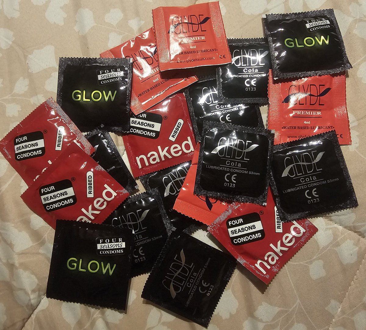 Miss_Sallyx's tweet photo. So years and years after not actually having to use condoms(been with the same person for 12 years). I've been to the sexual health clinic to get tested and do the other fun stuff. I may have gotten some free samples. https://t.co/3ccBA8YmvP