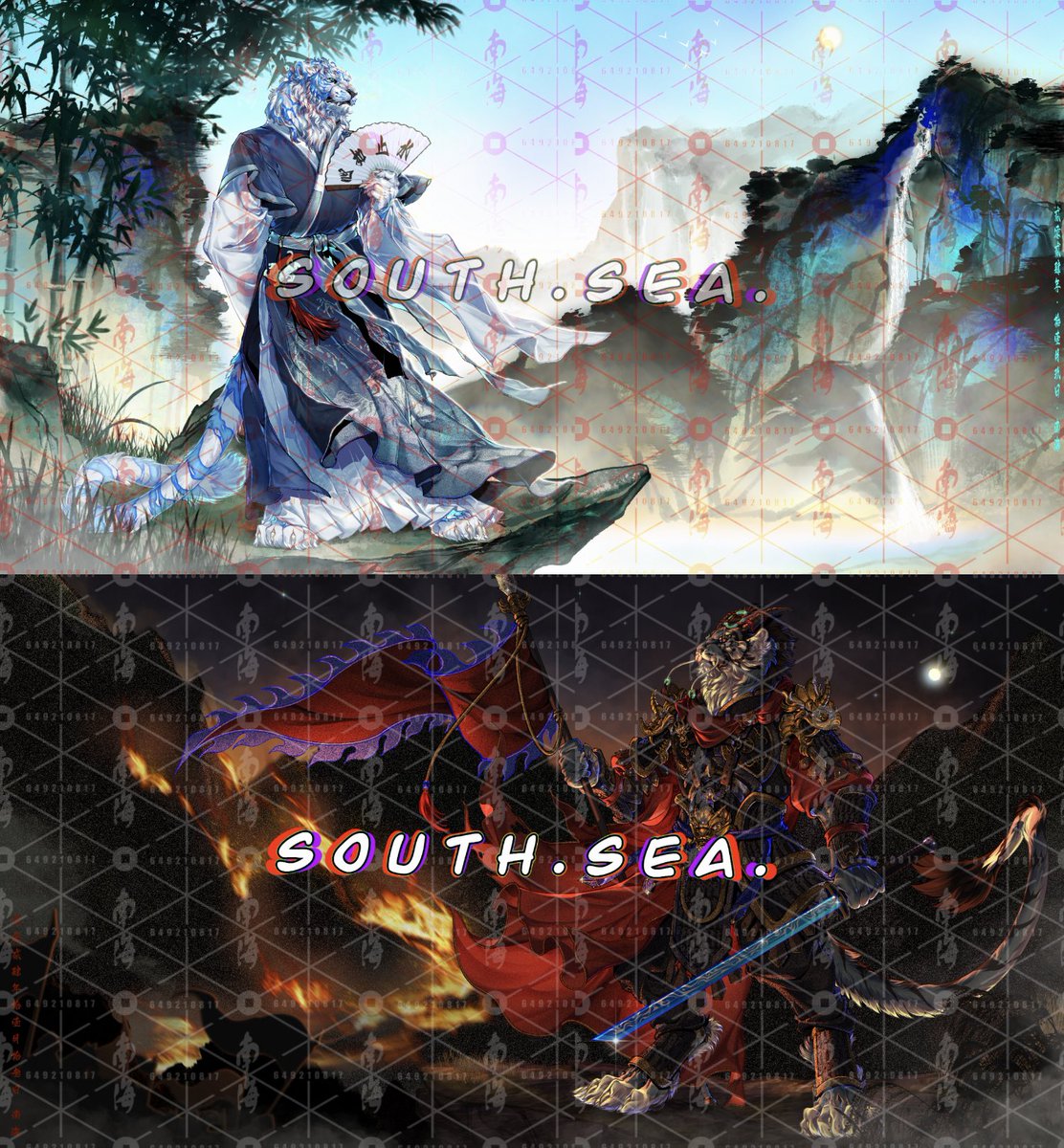 最近的作品，太忙了都没什么时间画完整稿子了